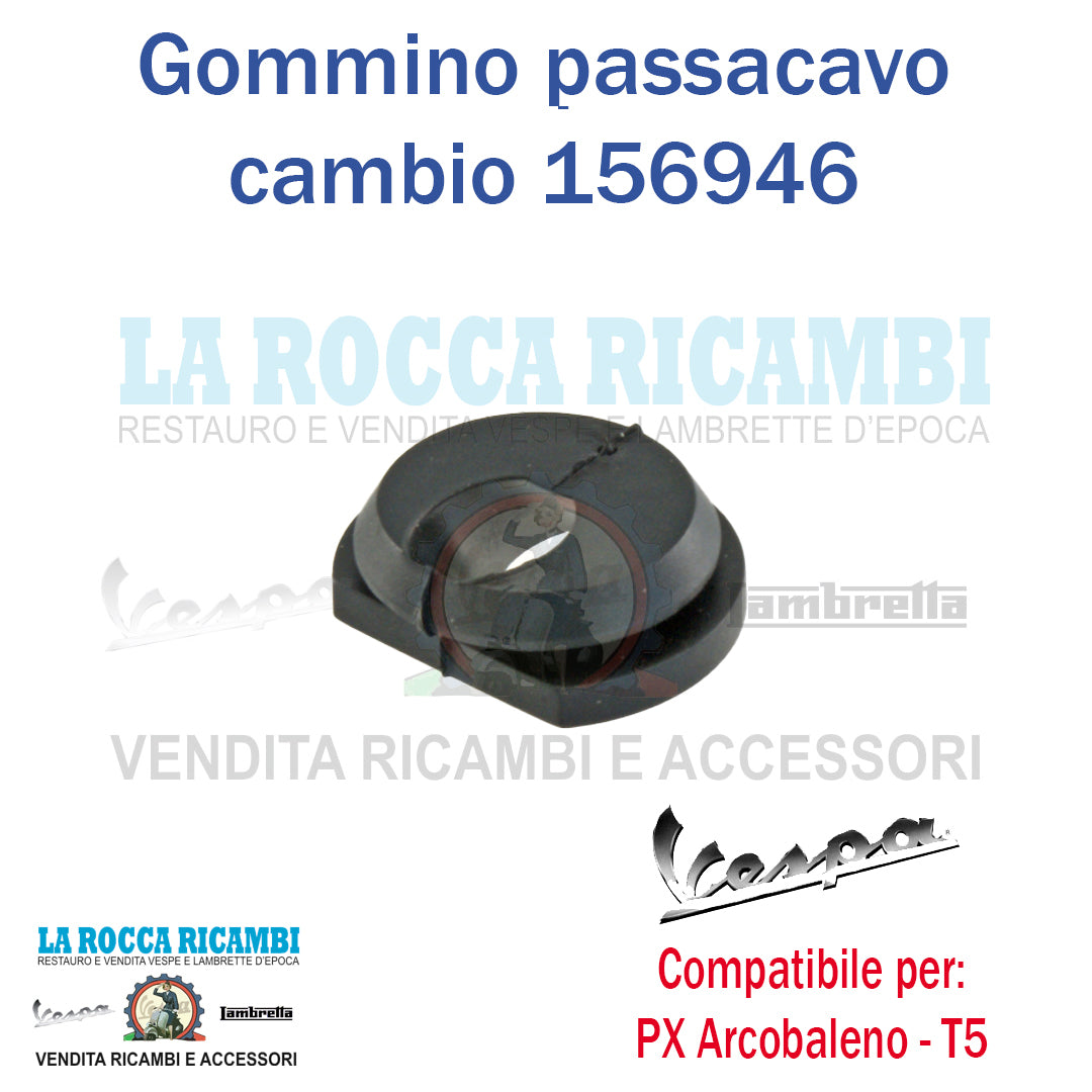 Gommino Passacavi Cambio Vespa PX Arcobaleno - T5