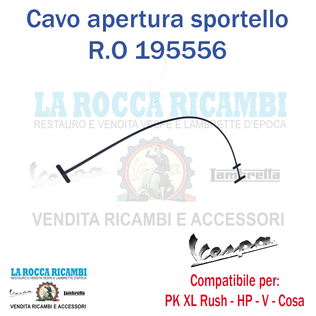 Cinghietta Cavetto Tirante Sportello Cofano Vespa PK S / XL / HP / V