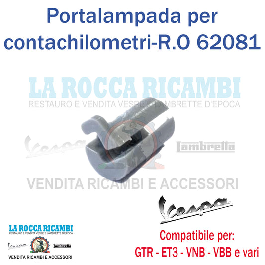 Portalampada Luce Contachilometri Vespa PRIMAVERA - RALLY - SS - SUPER - GTR