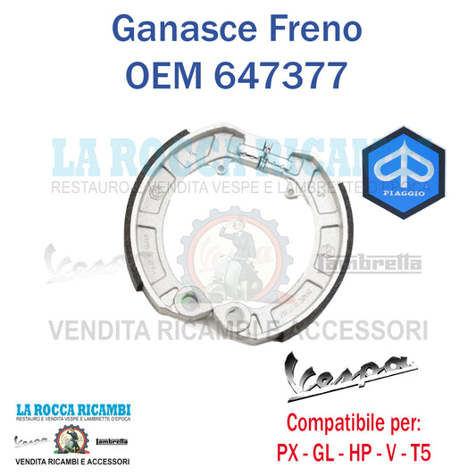 Ganasce Freno Anteriore Vespa PX - Posteriore Vespa PX - GL [PIAGGIO]