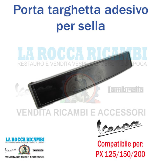 Supporto Porta Adesivo Per Sella Vespa PX 125/150/200