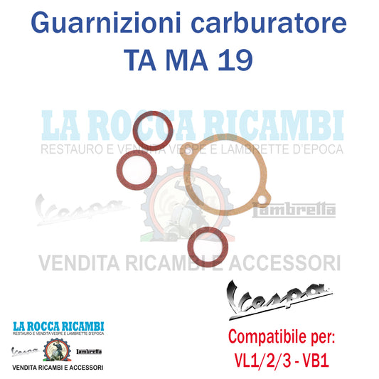 Guarnizioni Carburatore TA MA 19 Vespa 150 VB1 - VL1 VL2 VL3