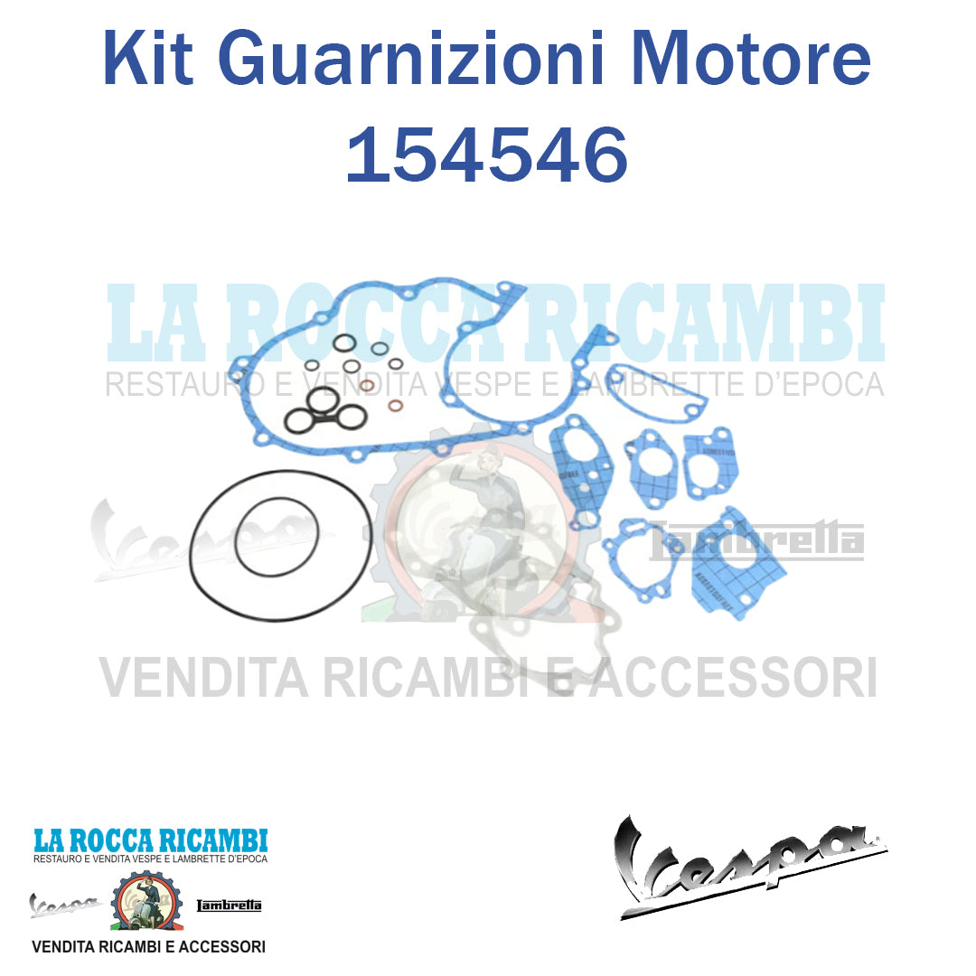 Kit Guarnizioni Motore Vespa PX 200 - COSA / CLX 200 Senza Miscelatore