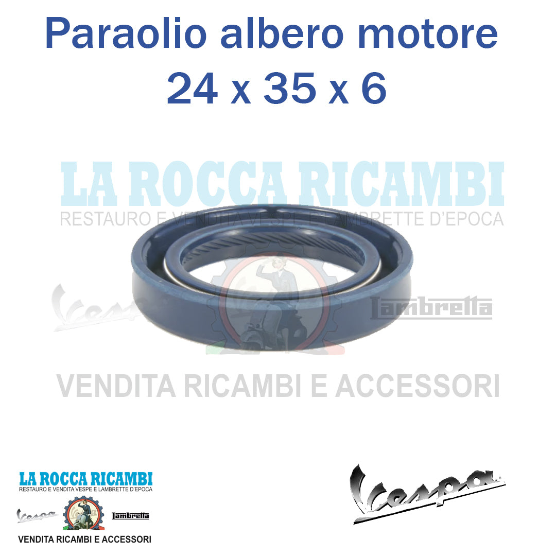 Paraolio CORTECO 24 x 35 x 6 Lato Volano Vespa PK S/ PX / T5 / COSA