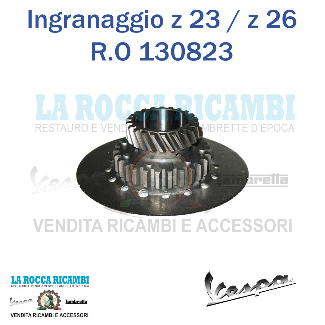 Ingranaggio Frizione Z 23 - Z 26 Vespa RALLY 180/200 - PX 200 R.O 130823