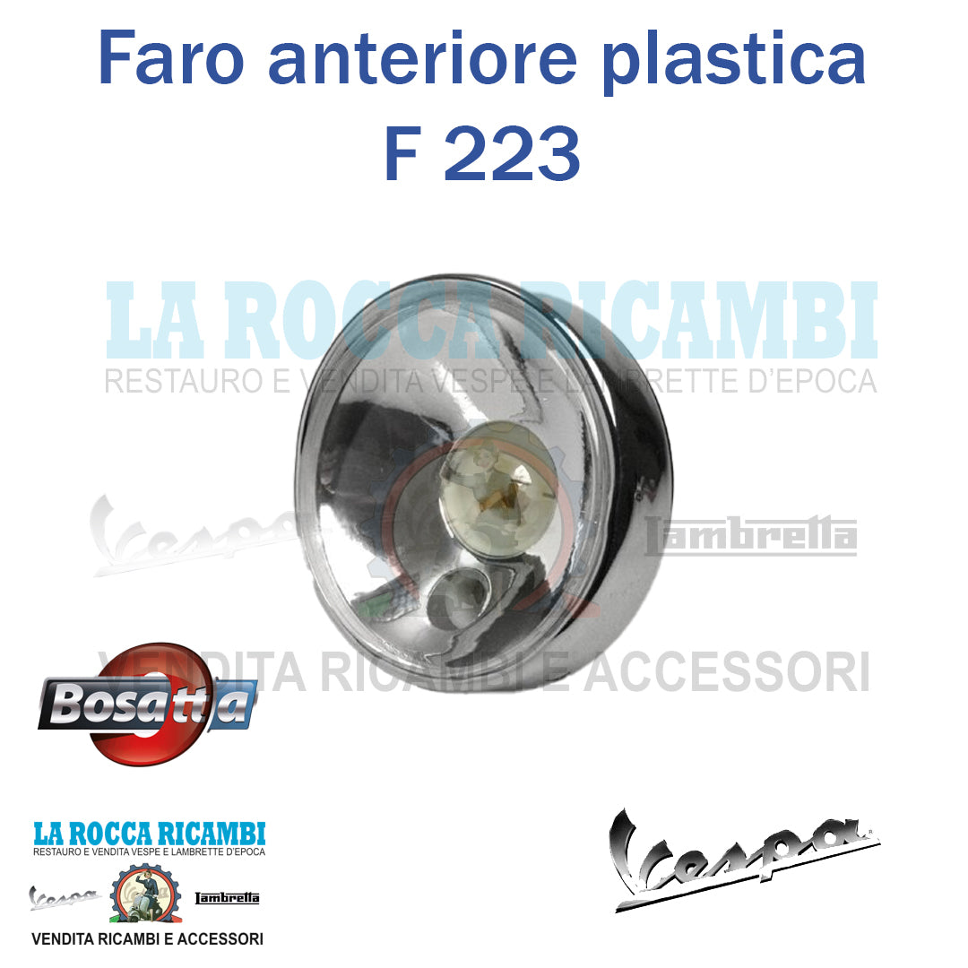 Faro Anteriore in Plastica Vespa VNB 3/4/5/6 - VBA - VBB - GS 150 VS5 - GS 160 VSB1