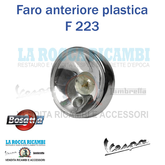 Faro Anteriore in Plastica Vespa VNB 3/4/5/6 - VBA - VBB - GS 150 VS5 - GS 160 VSB1
