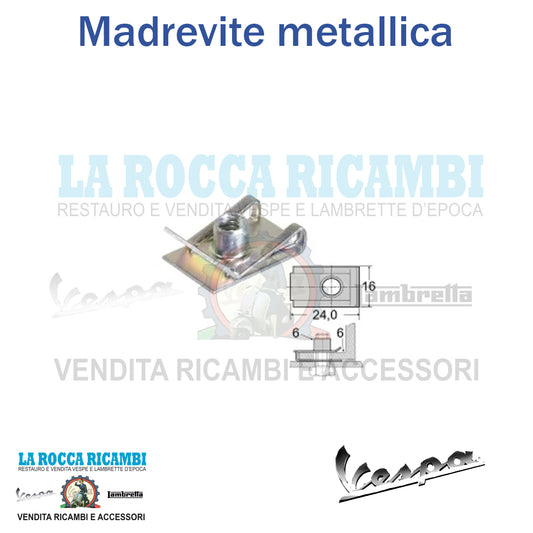 Piastrina fissaggio per viti parker (varie applicazioni)