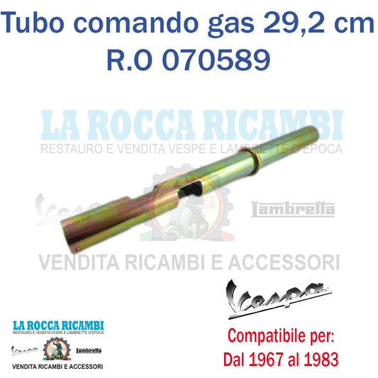 Tubo Comando Gas Accelleratore Vespa GL - GS - PRIMAVERA - RALLY - GT / GTR - SUPER - SPRINT Dal 1967 al 1983