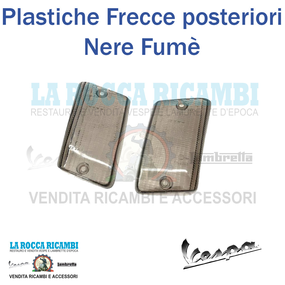 Plastiche Frecce Posteriori Vespa PK XL/N/HP/V [NERE] FUME