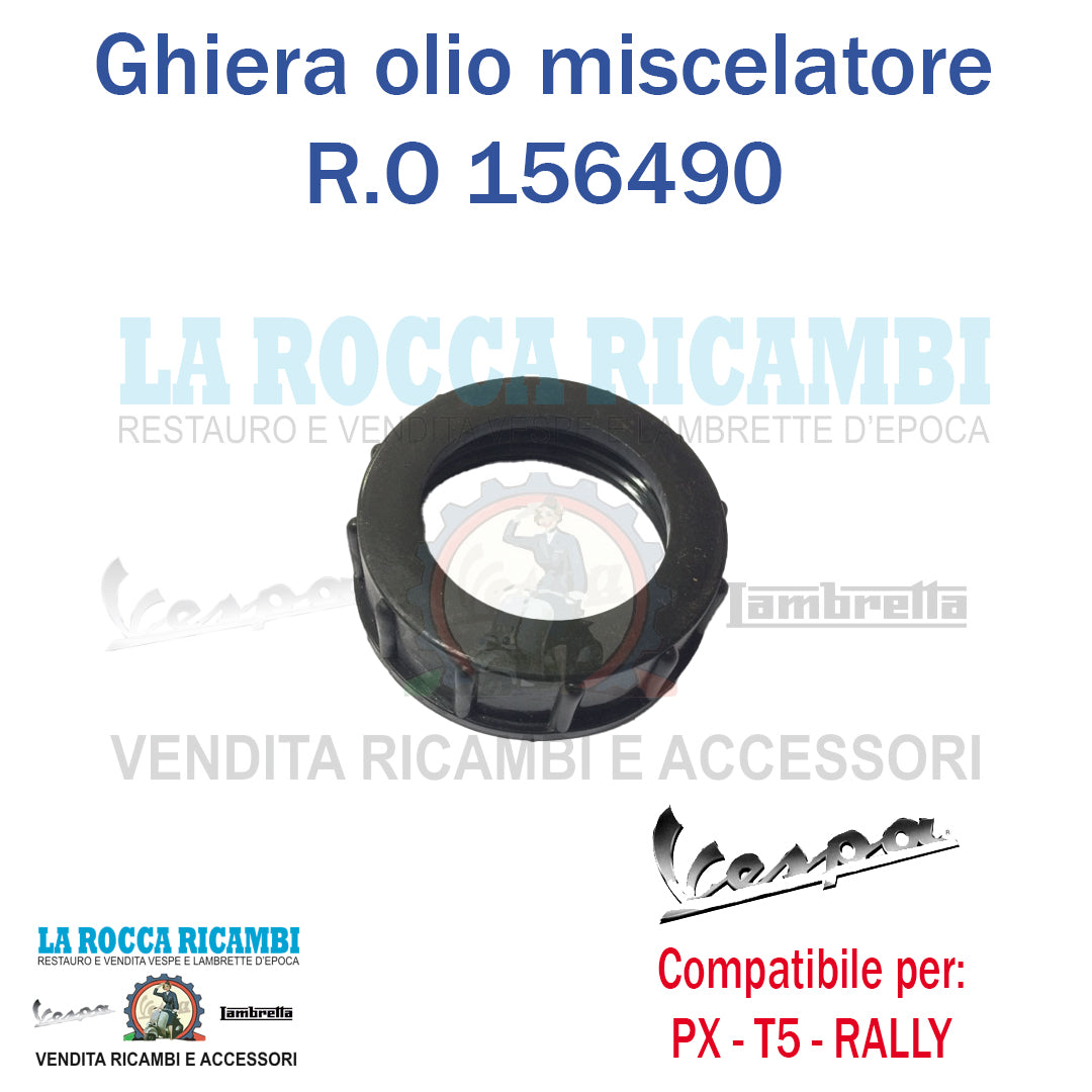 Ghiera fissaggio serbatoio olio miscelatore Vespa PX - T5 - RALLY