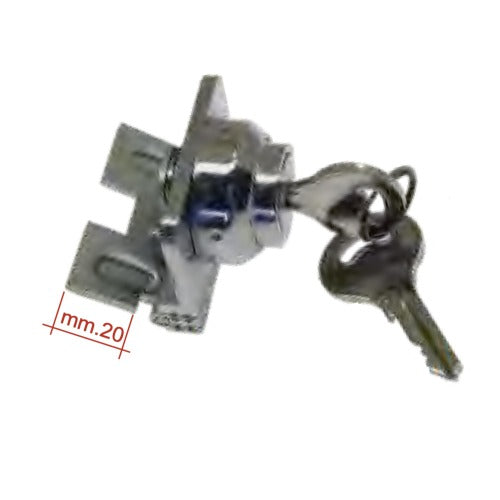 Serratura Forcella Vespa VN2 - VL1 / VL2 / VL3 - VB1 - GS 150 (Bandiera 20 mm)