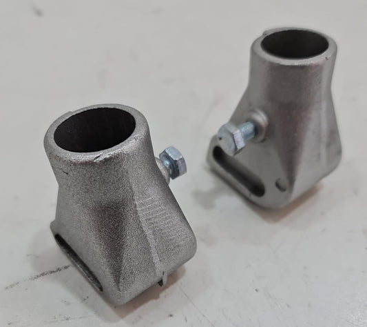 Scarpette cavalletto in ferro sabbiate 20 mm Vespa 50 L / N / R / SPECIAL - 90 SS - 125 PRIMAVERA / ET3 - 125/150 GT / GTR / VBB / SPRINT / SUPER