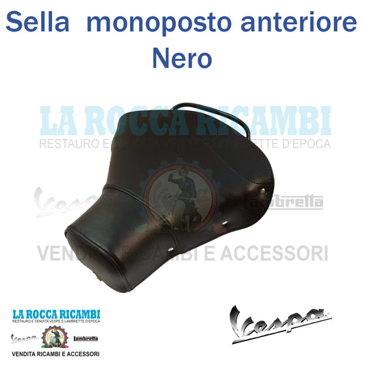 Sella Monoposto Anteriore Vespa VNB/VBB/GL (Colore Nero)