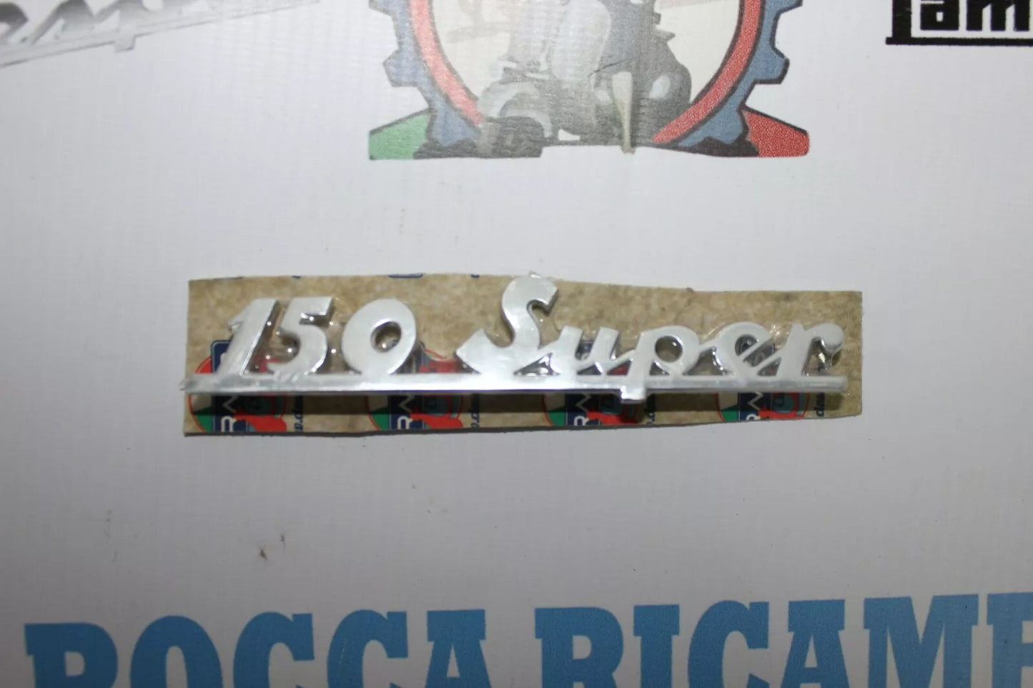 Scritta Posteriore Cromata "150 SUPER" Vespa Super 150