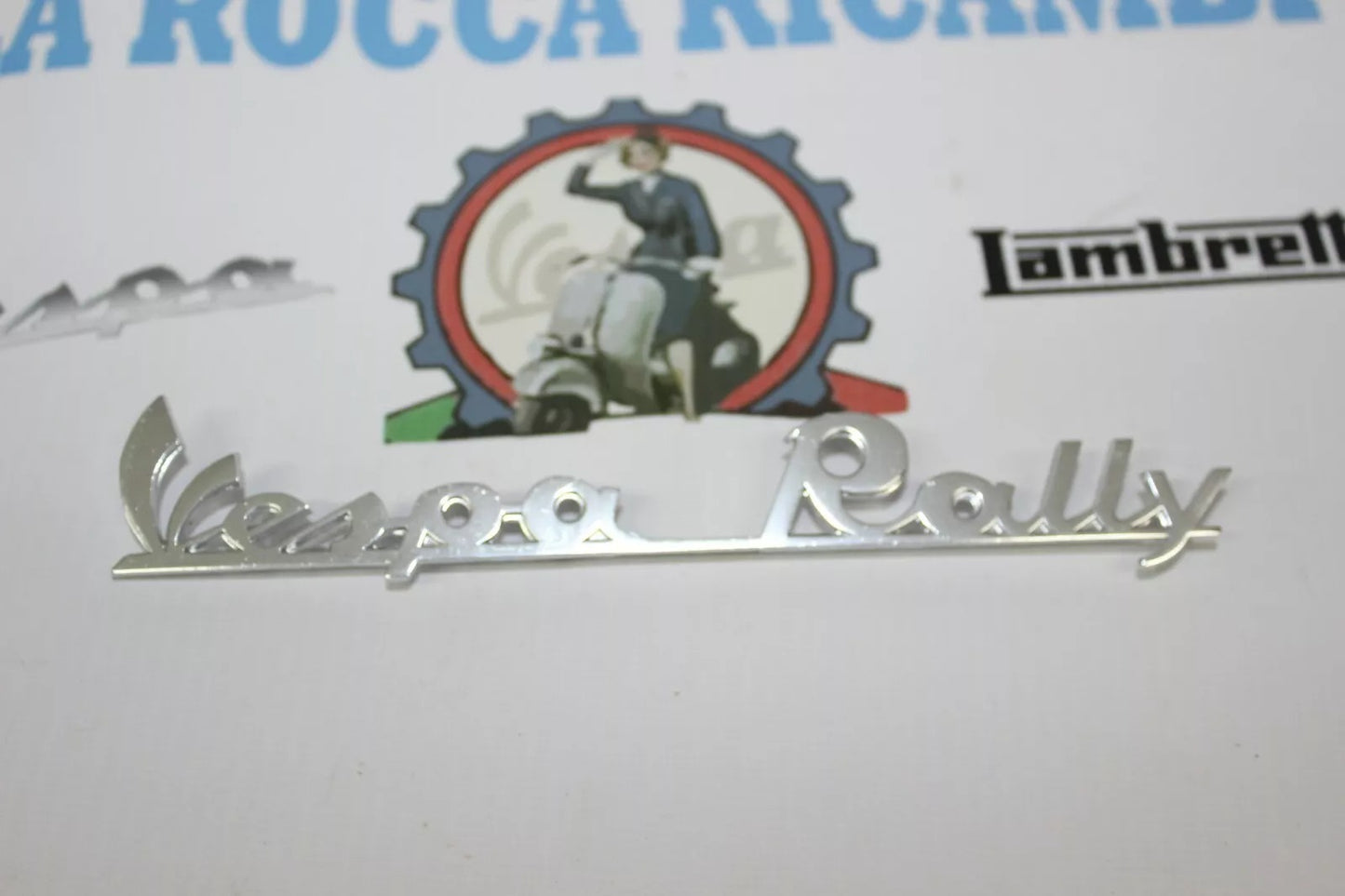 Scritta Posteriore "VESPA RALLY" Vespa 180 Rally