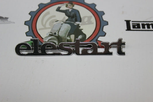 Scritta Posteriore "ELESTART" Vespa 50 Elestart
