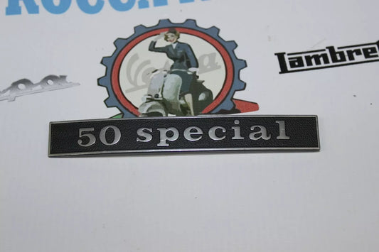 Scritta Targhetta Posteriore "50 SPECIAL" Vespa 50 Special R.O 152511