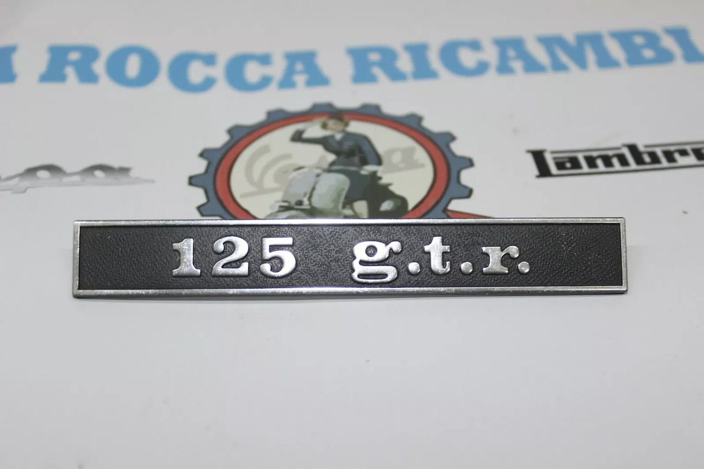 Scritta Targhetta Posteriore "125 G.T.R." Vespa GTR