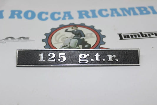 Scritta Targhetta Posteriore "125 G.T.R." Vespa GTR
