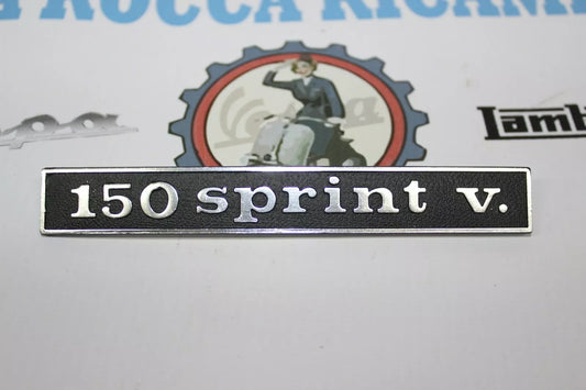 Scritta Targhetta Posteriore "150 SPRINT V." Vespa Sprint Veloce
