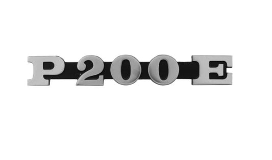 Scritta Laterale Cofano "P 200 E" Vespa PX 200
