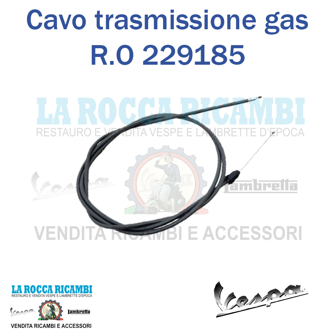 Cavo Trasmissione Gas Vespa Cosa CL CLX Cosa 2 R.O. 229185