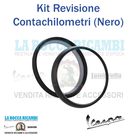 Kit Restauro Contachilometri Vespa PX 125 150 200 Serie 1 [NERA]