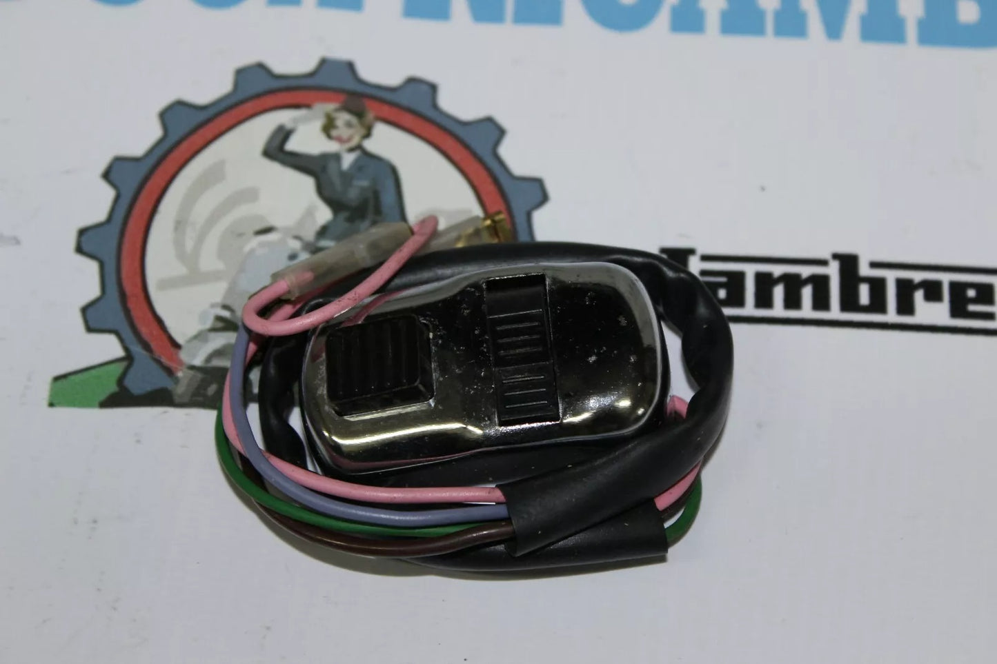 Devio Commutatore Luci Vespa SS 180 Serie 2 - R.O 144972 [Fondo Magazzino Epoca]