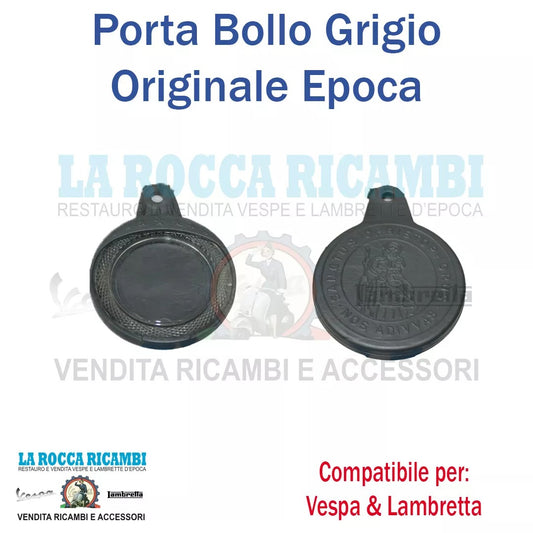 Porta Bollo d'epoca Universale Colore Grigio