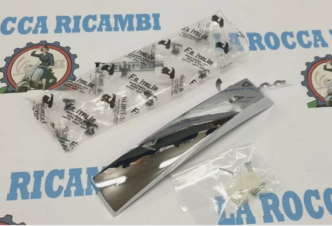 Cresta Parafango Plastica Cromata Vespa PX 125 150 200 Arcobaleno
