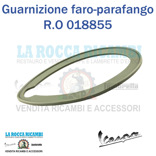 Guarnizione Faro-Parafango Vespa Faro Basso VM1T/VM2T/VN1T/VN2T - R.O. 018855