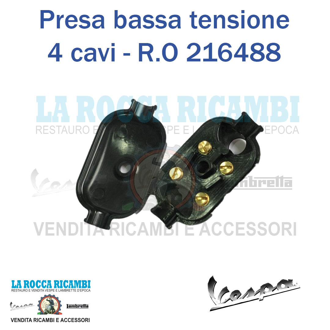 Presa Bassa Tensione / Scatola Fili Vespa VBA - VBB1 - VBB2 - R.O 216488