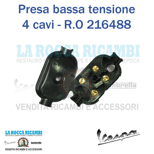 Presa Bassa Tensione / Scatola Fili Vespa VBA - VBB1 - VBB2 - R.O 216488