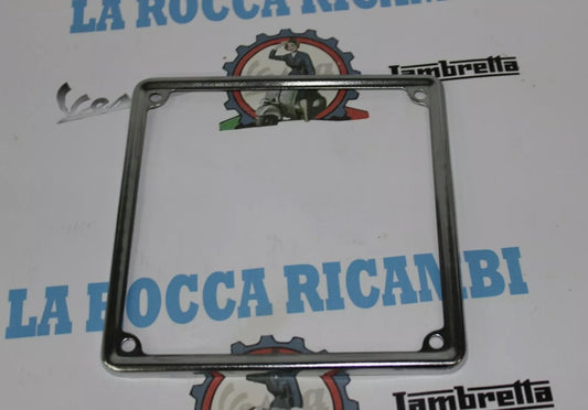 Cornice Targa Cromata 17 x 17 cm Per Vespa e Lambretta