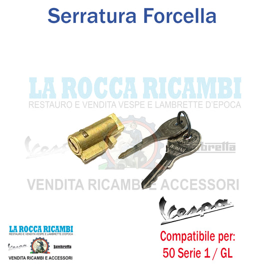 Serratura Forcella Sterzon Vespa 50 Serie 1 - GL