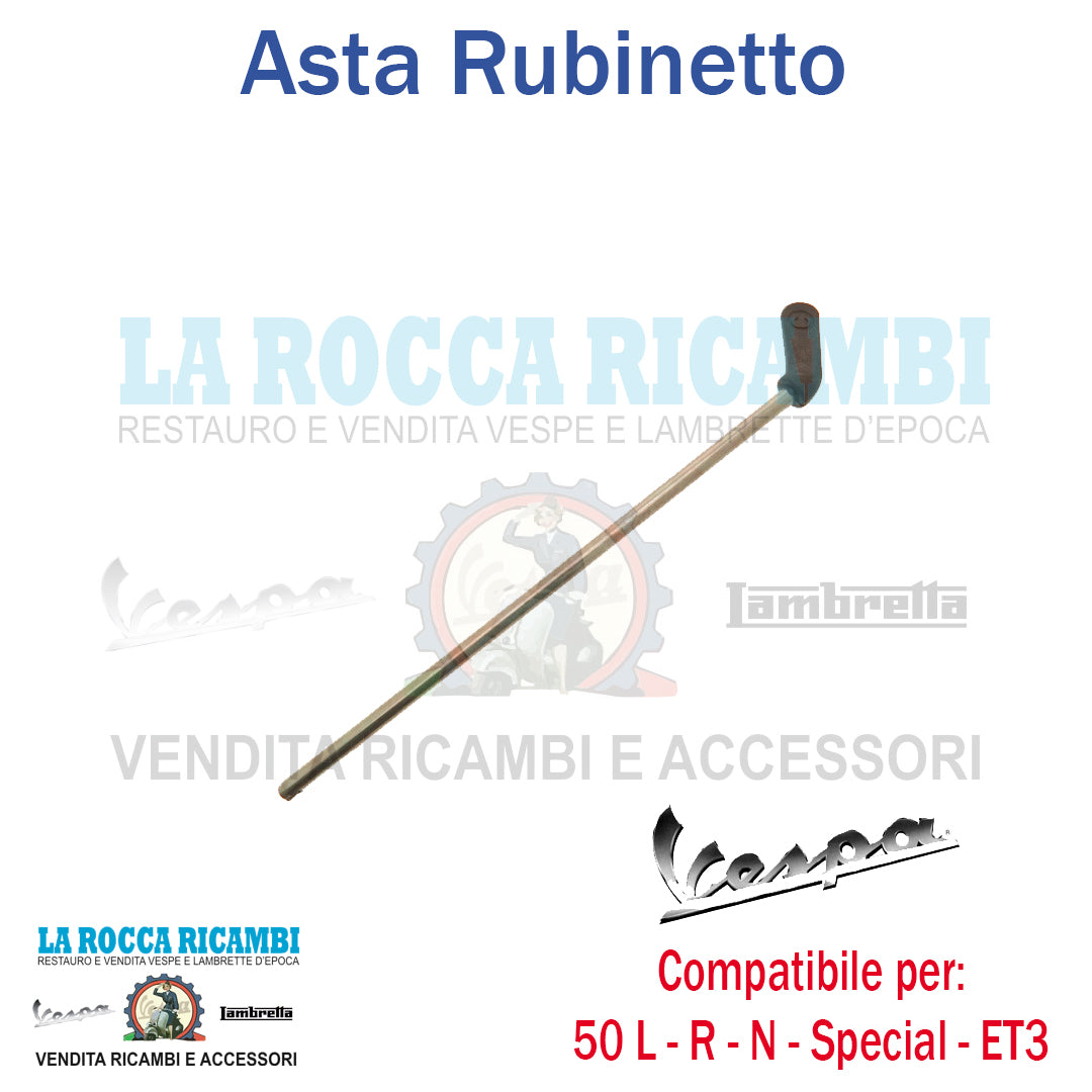 Leva Asta Rubinetto Benzina Vespa 50 L / N / R - SPECIAL - ET3