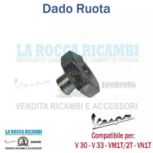 Dado Ruota 22MM a Pizzo Vespa Faro Basso - VNA - VNB - VL - VB1 - VBA - VBB - GS - VS1/2/3/4