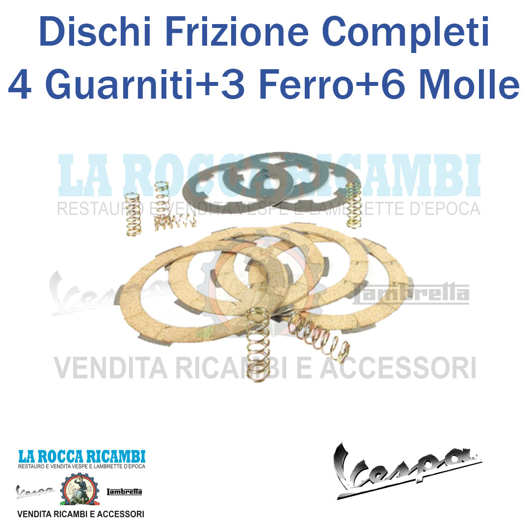 Kit Dischi Frizione + Molle Vespa HP / V - FCS0507ME
