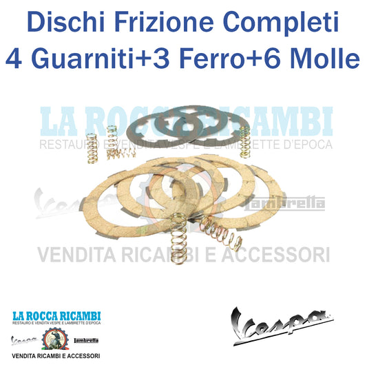 Kit Dischi Frizione + Molle Vespa HP / V - FCS0507ME