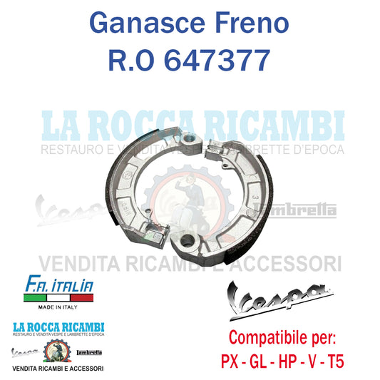 Ganasce Freno Anteriore Vespa PX - Posteriore Vespa PX - GL