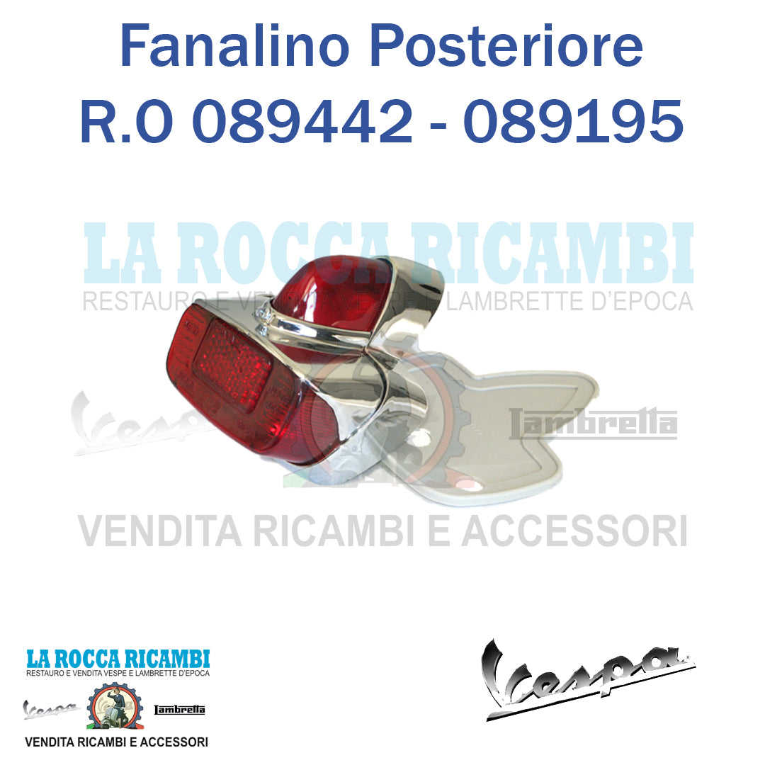 Fanalino Posteriore Vespa VNB - VBB - GS - R.O 089442 - 089195 - 181728
