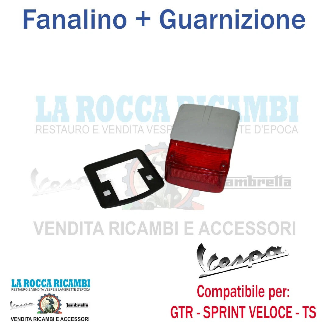 Fanalino Posteriore Vespa TS - GTR - RALLY - SPRINT VELOCE (Tetto Grigio)