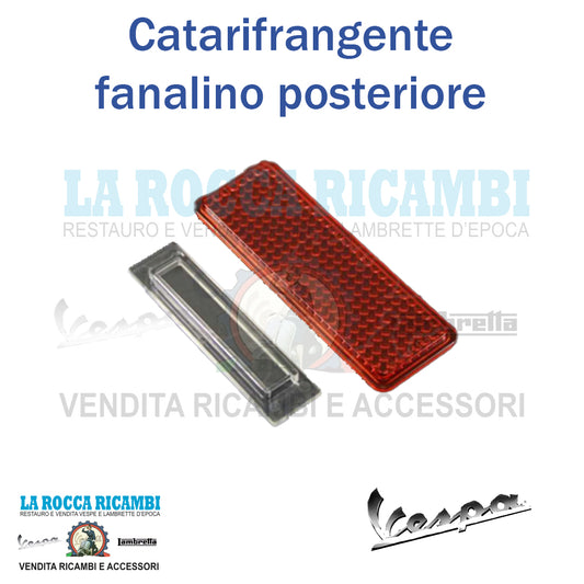 Catarifrangente Fanalino Posteriore Vespa Faro Basso dal 1951 al 1953