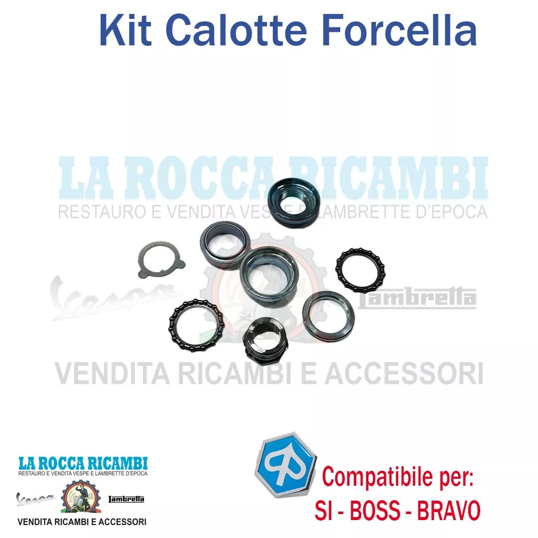 Kit Calotte Forcella Piaggio SI - BOSS - BRAVO 3 - BRAVO ERRE 2 - SUPER BRAVO - FREE - ZIP - MP3