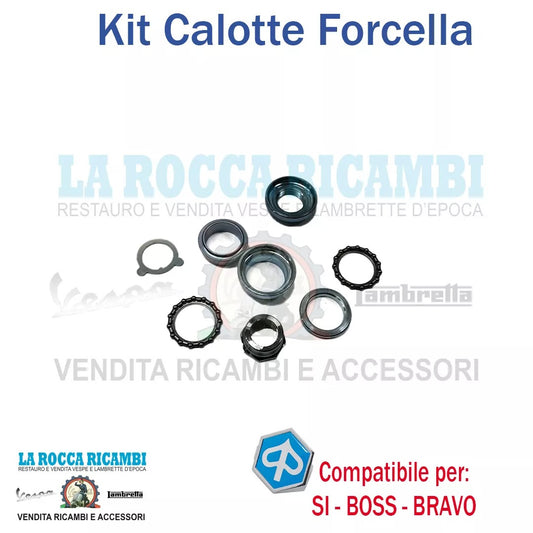 Kit Calotte Forcella Piaggio SI - BOSS - BRAVO 3 - BRAVO ERRE 2 - SUPER BRAVO - FREE - ZIP - MP3