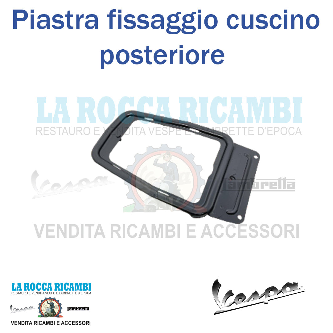 Piastra Lunga Sella Posteriore Vespa 50 SPECIAL (Senza Filettatura)