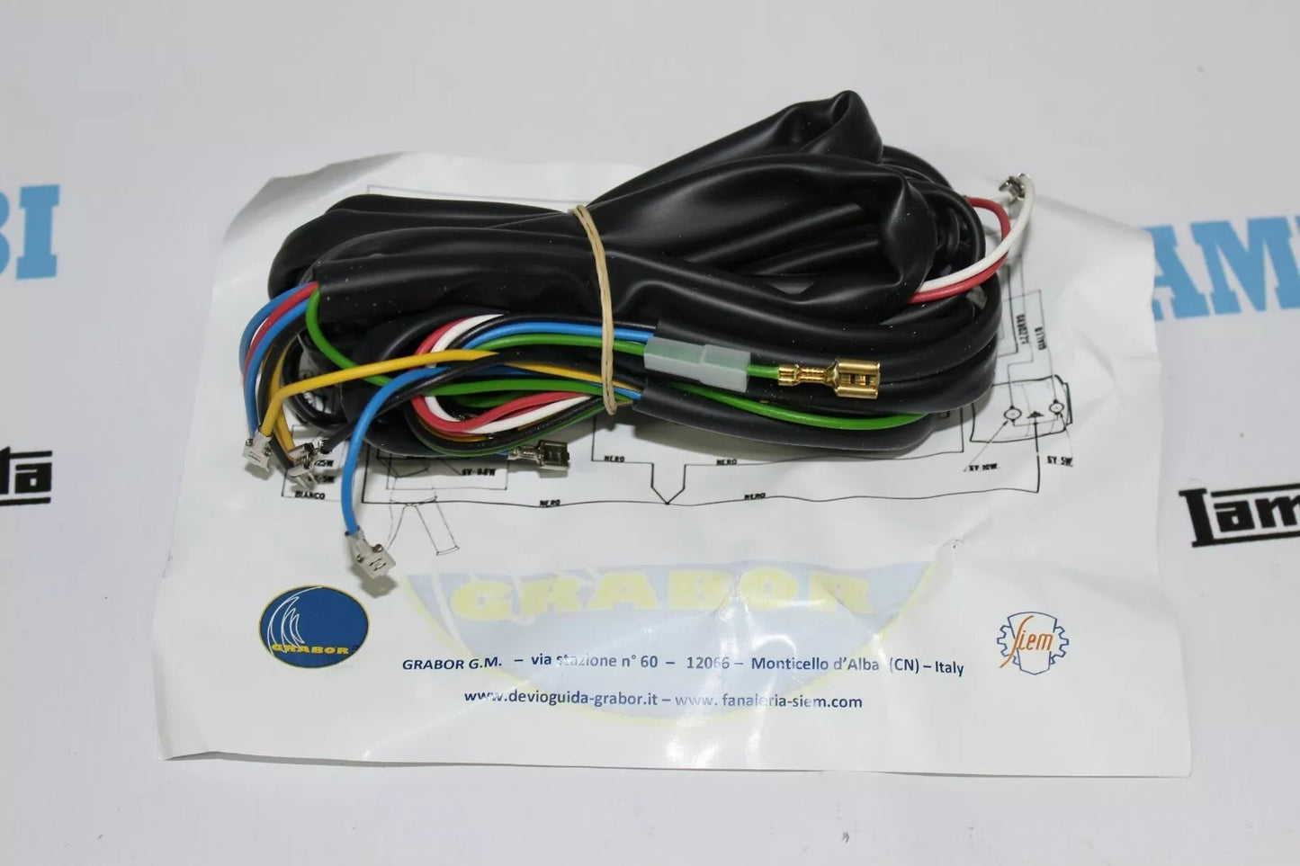 Impianto Cablaggio Elettrico Vespa PX 125/150/200 Serie 1 Senza Frecce - Grabor 162064