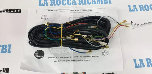 Impianto Cablaggio Elettrico Vespa PX 125/150/200 Dal 1978 (Con Frecce) - Grabor 243566