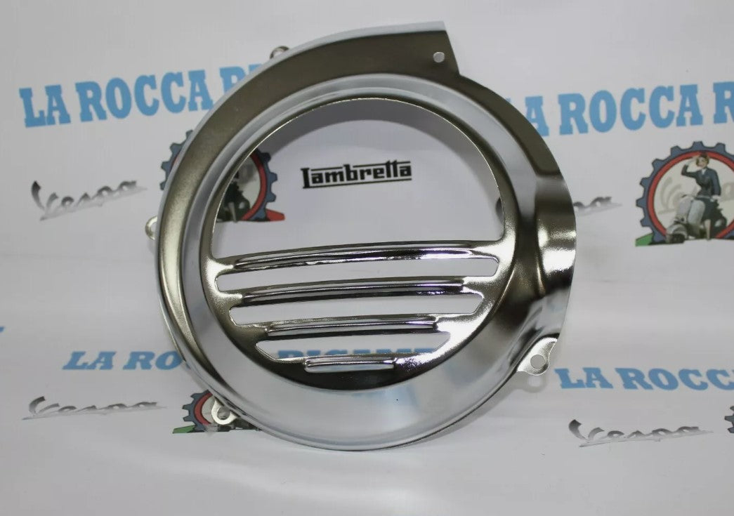 Copriventola Coprivolano Cromato Vespa PX 125/150/200 (Senza Avviamento Elettrico)